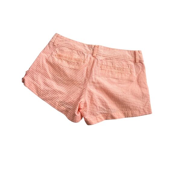 EUC Lilly Pulitzer peach shirts sz 6 peach summer pastel - Picture 3 of 5